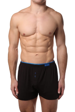 2(X)IST Black Barcode Modal No-Show Boxer Brief thumbnail 1
