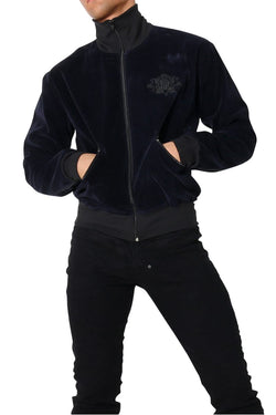 Rufskin Midnight Blue Kash Velvet Jacket thumbnail 1