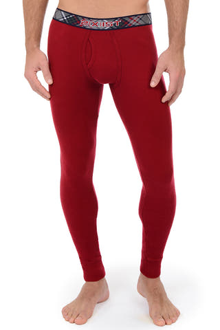 2(X)IST Cranberry Tartan Long Underwear