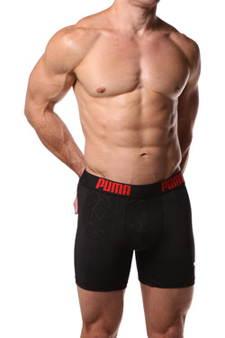 PUMA Black Geometric Print Boxer Brief thumbnail 2