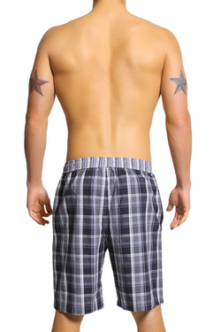 English Laundry Black Plaid Drawsting Short thumbnail 3