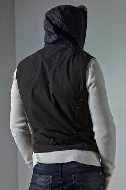 RNT23 Brown Hooded Vest thumbnail 4