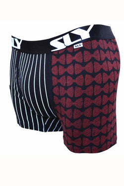 Sly Black Multi Stay Classy Boxer Brief & Sock Pack thumbnail 3