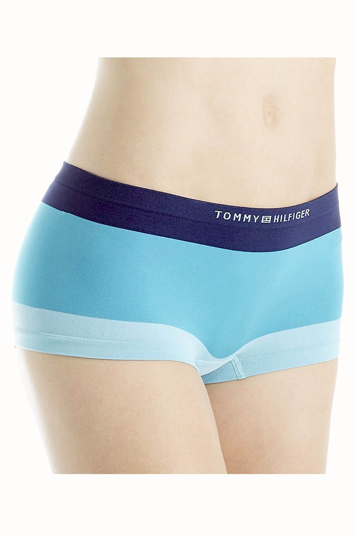 Tommy Hilfiger Blue-Lake Ombre Seamless Boyshort