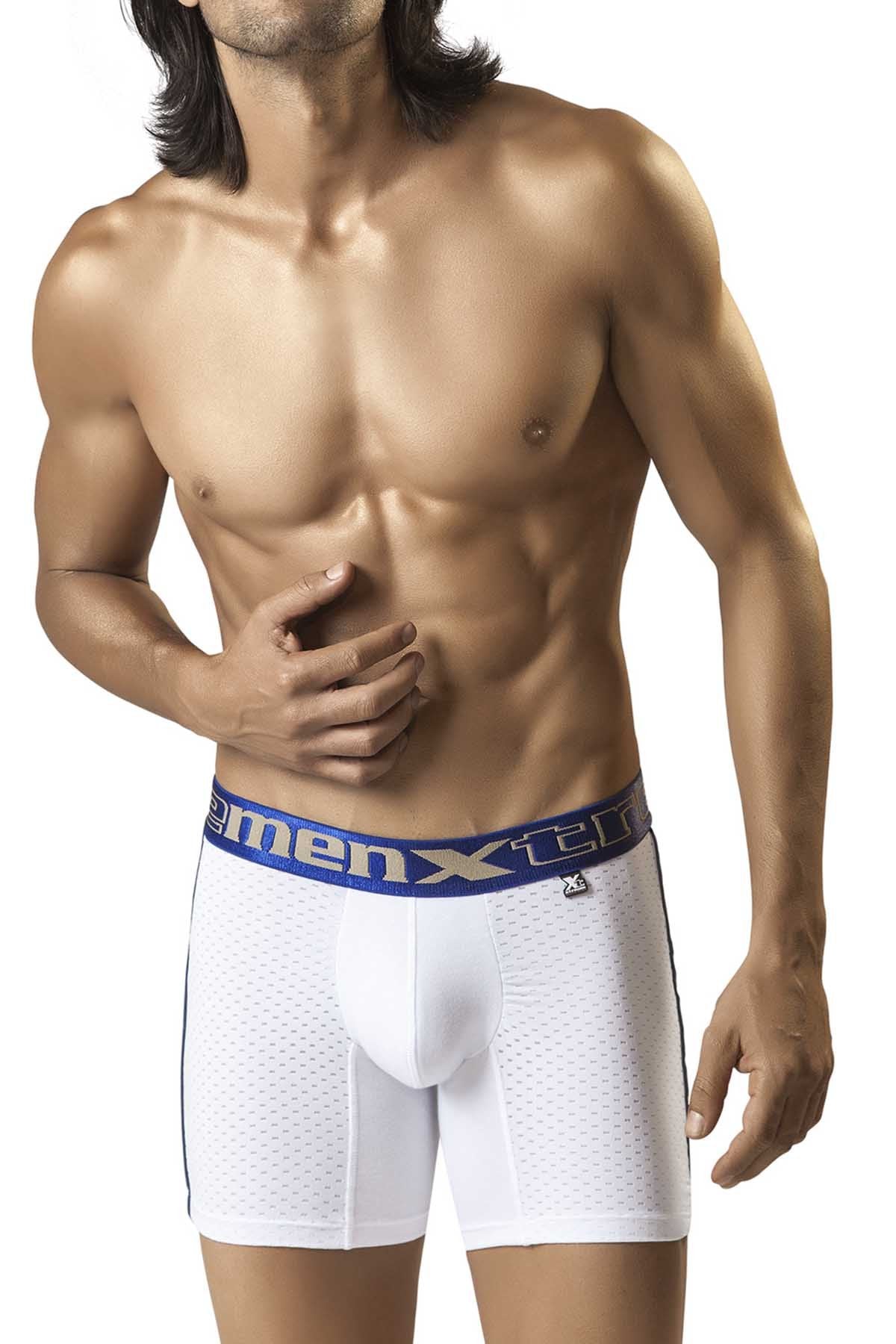 Xtremen White Deportiv Malla Boxer Brief