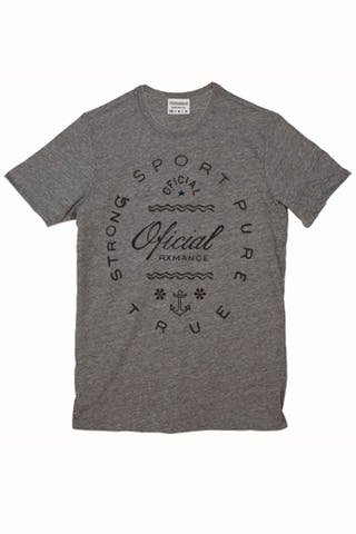 Rxmance Grey Oficial Crew Tee