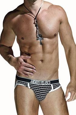 Andres Velasco Black/White Dobby Jock-Brief thumbnail 2