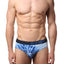 2(X)IST Blue Graphic Sliq Micro Mesh Brief