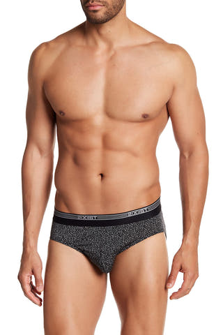 2(X)IST Leopard Black Graphic Modal No-Show Brief