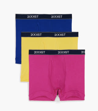 2XIST Boxer Brief 3-Pack  Surf The Web/Aspen Gold/Very Berry