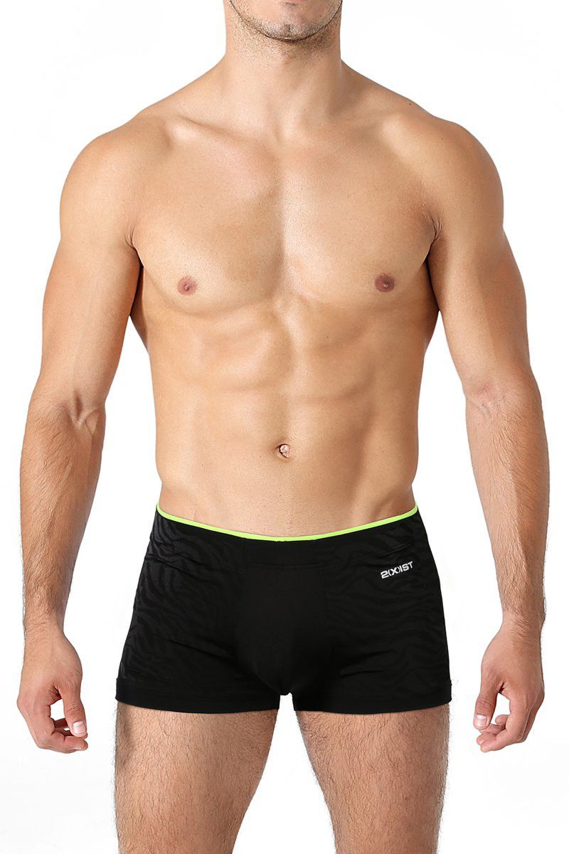 2(X)IST Black Zebra Print No-Show Trunk