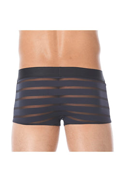 Gregg Homme Black Mesh Encore Waistband Boxer Brief thumbnail 4