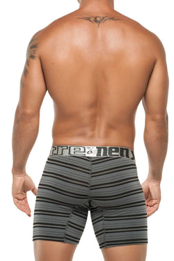 Xtremen Grey Thin Stripes Boxer Brief thumbnail 3