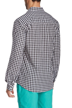 Filthy Etiquette Black & White Jagger Button-Up thumbnail 2