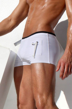 Rufskin White Anchor Trunk Swimwear thumbnail 2