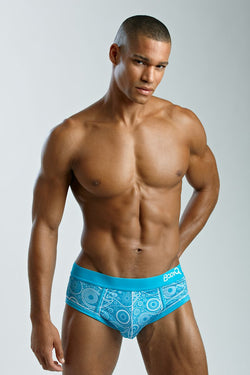 BodyQ Blue Marquis Brief thumbnail 1