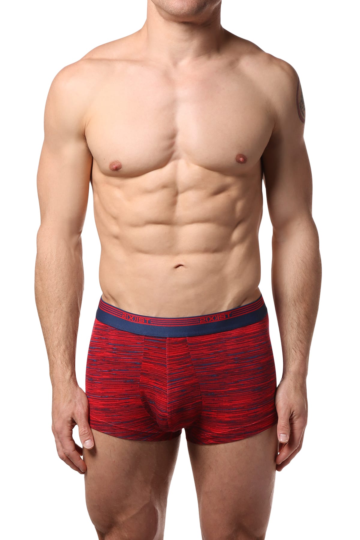 2(X)IST Red Graphic Modal Formula One No-Show Trunk