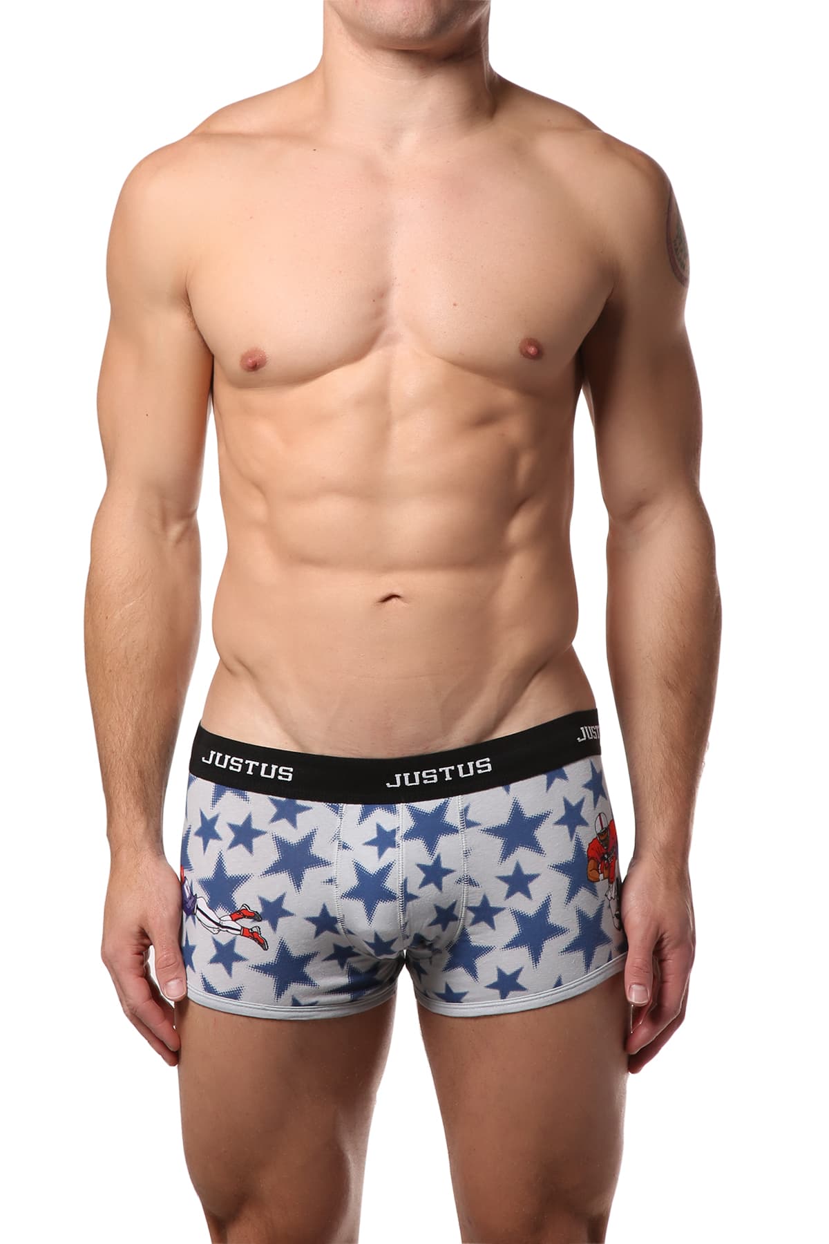 Justus Boyz Grey Football Trunk