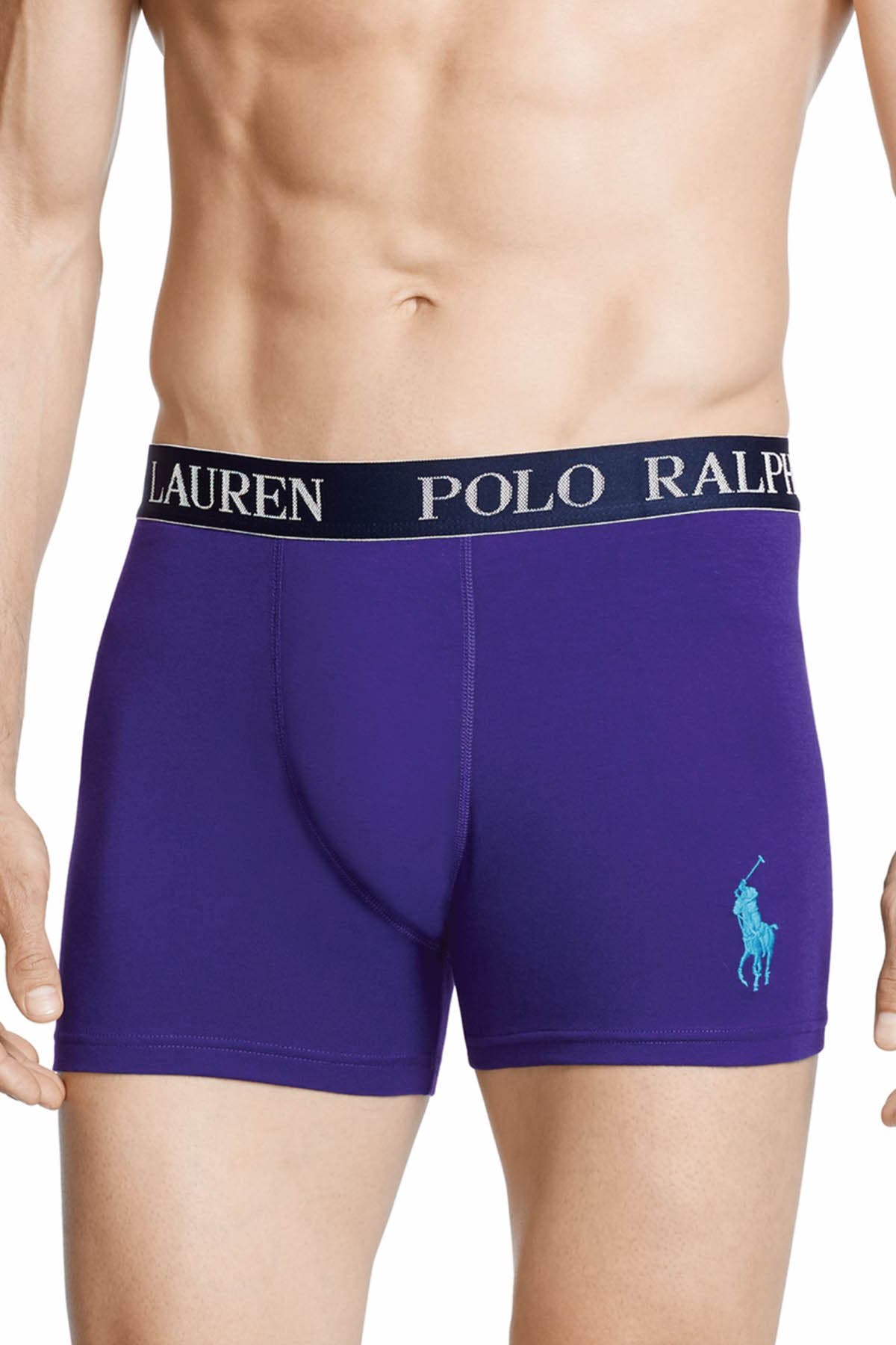 Polo Ralph Lauren Purple/Chalet Stretch-Jersey Boxer Brief