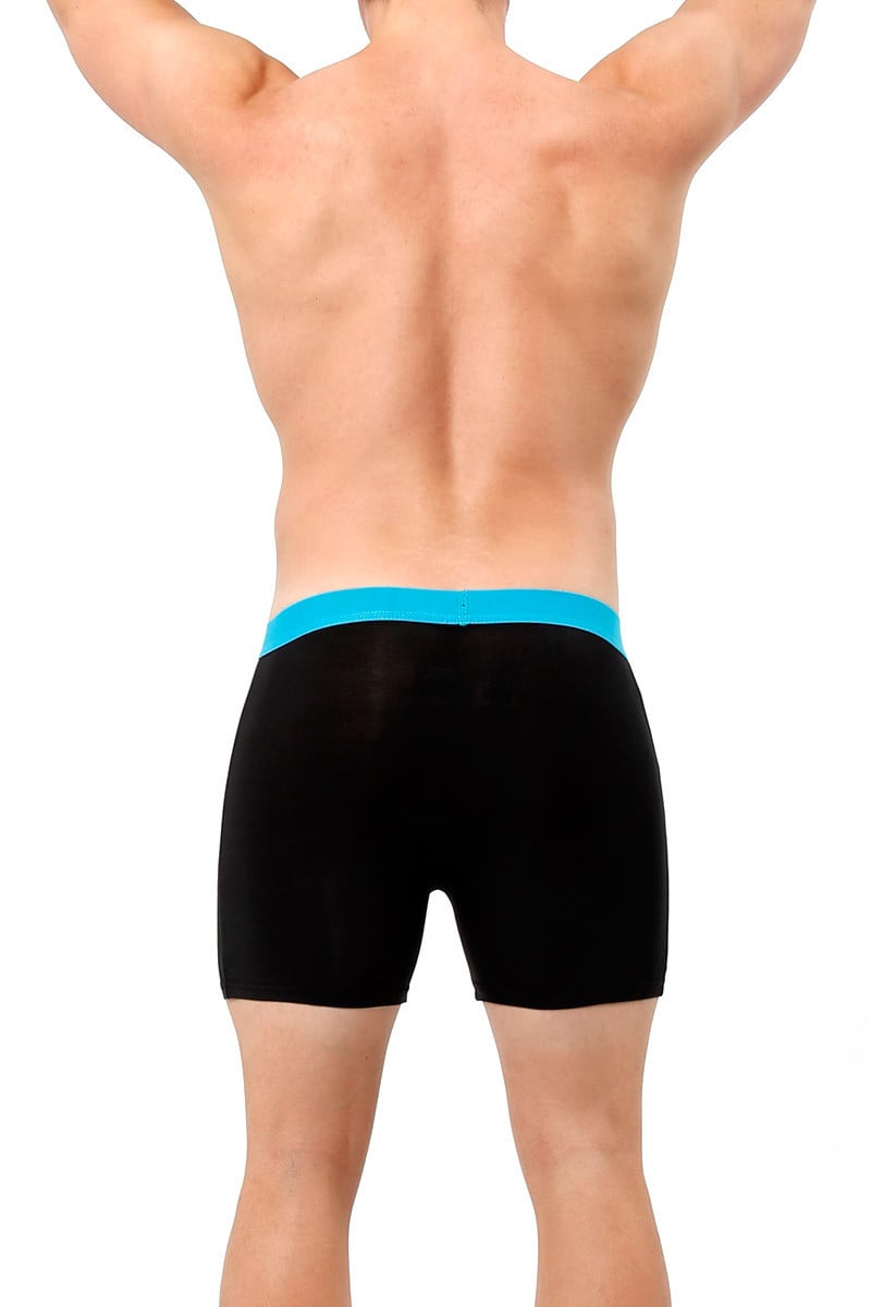 UNDZ Black & Turquoise Modal Boxer Brief