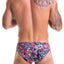 Jor Printed Gray Sunny Swim Bikini Brief