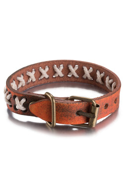 Orange Corded X Bracelet thumbnail 2