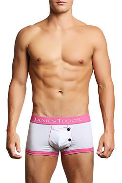 James Tudor White & Pink Boxer Brief thumbnail 1