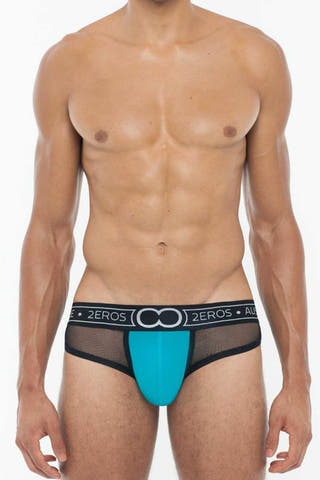 2eros Poseidon Black-Mesh Brief