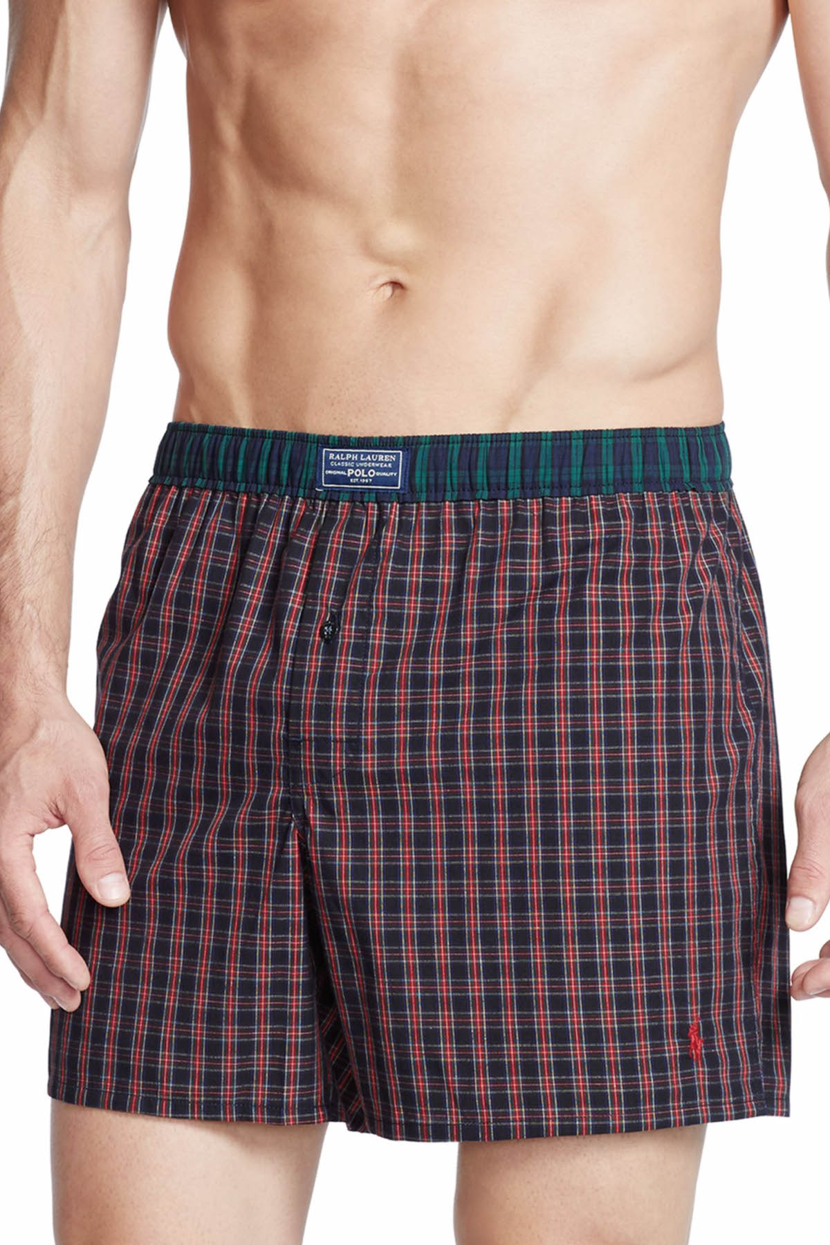 Polo Ralph Lauren Belgravia-Plaid Woven Boxer Short