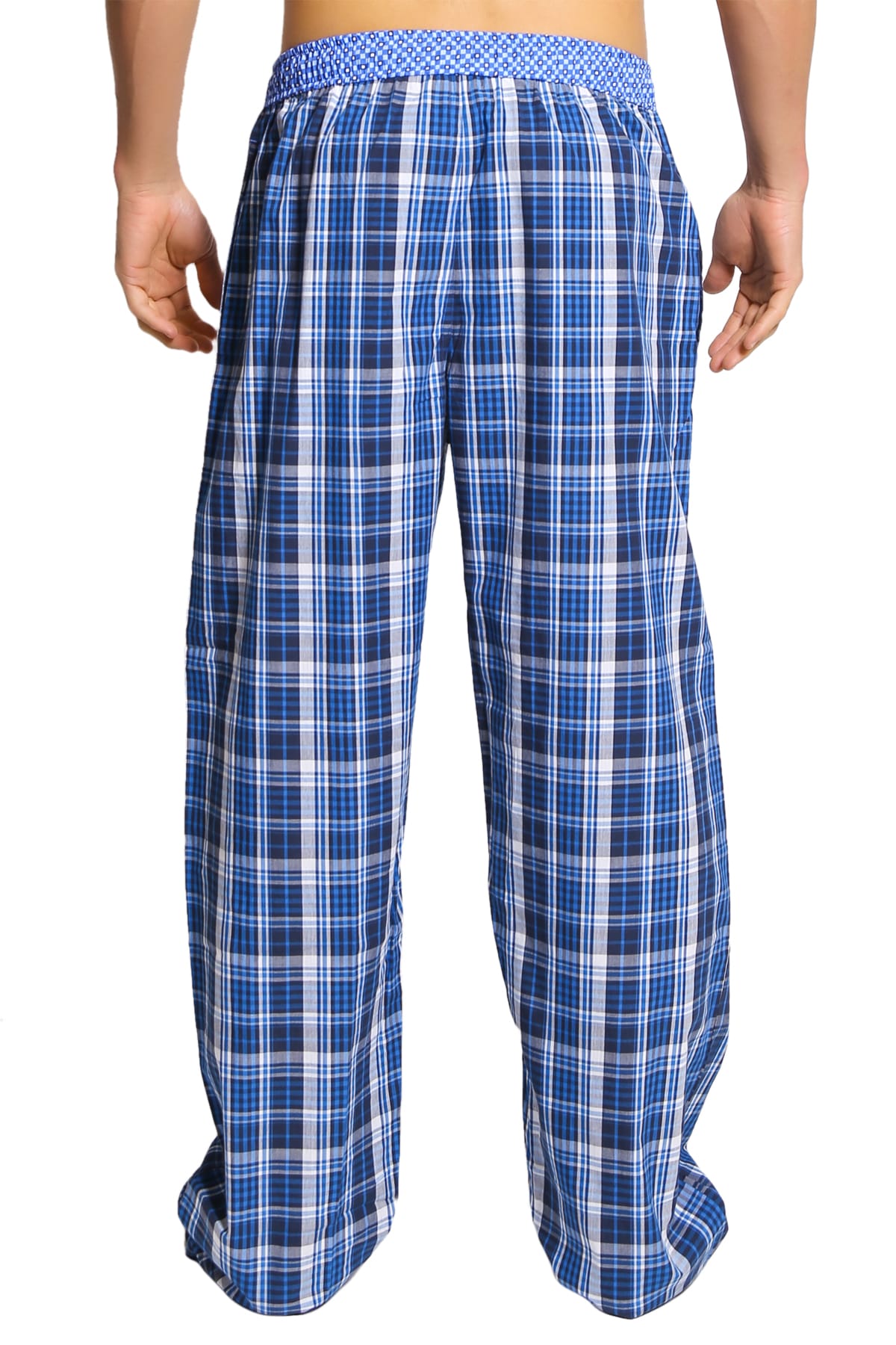 English Laundry Blue Plaid Drawsting Pant
