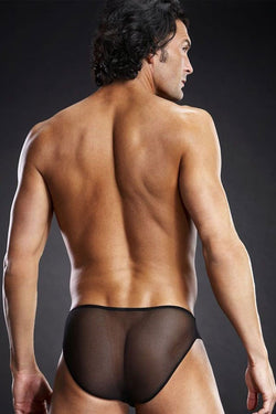 Hustler Black Mesh Brief thumbnail 2