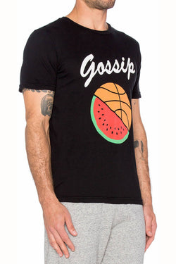 Rxmance Unisex Black Gossip Crew Tee thumbnail 3