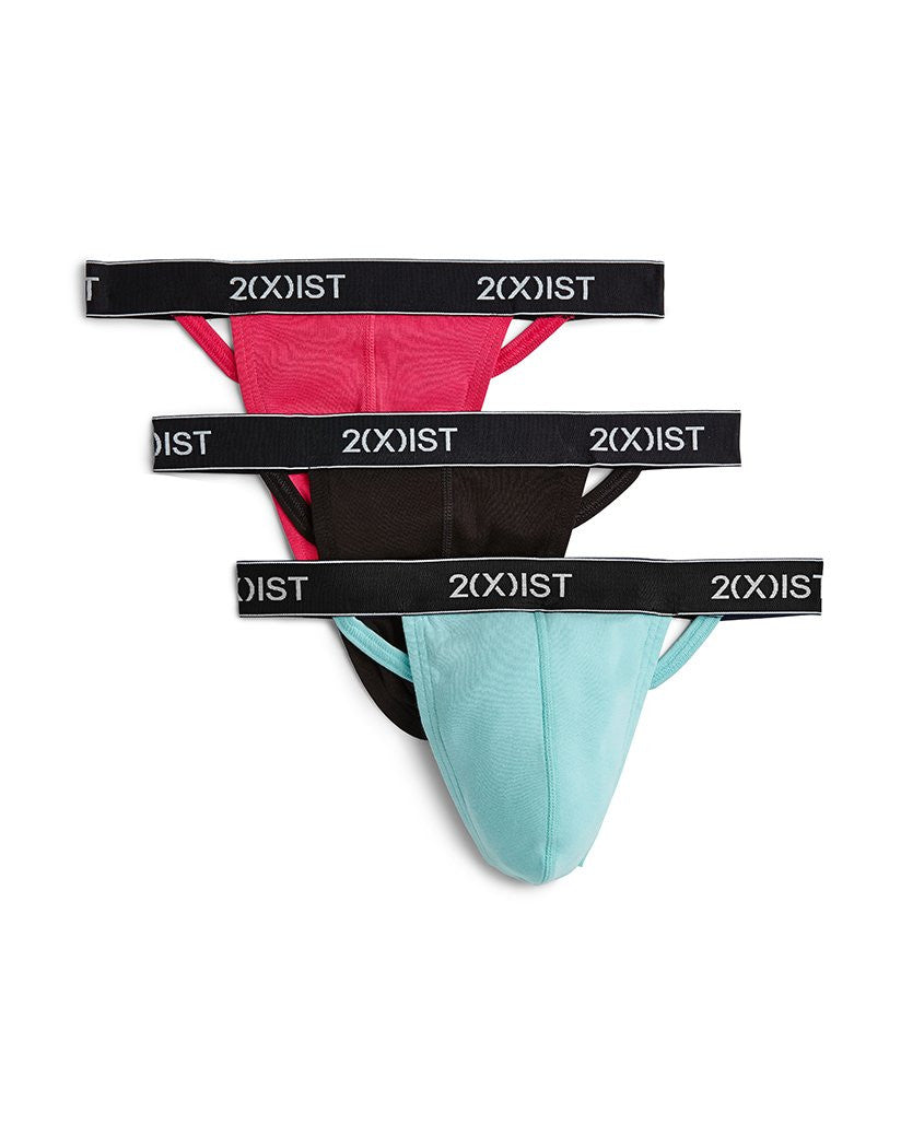 2xist 3-Pack Cotton Thong 020302