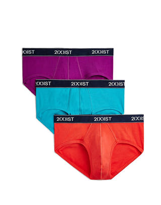 2xist Men's 3-Pack Essential Core Contour Pouch Brief 020303