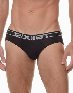 2xist Men's Lift No Show Brief Black thumbnail 2