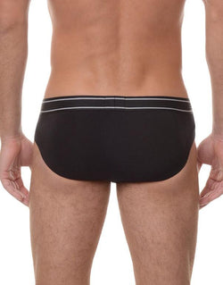 2xist Men's Lift No Show Brief Black thumbnail 3