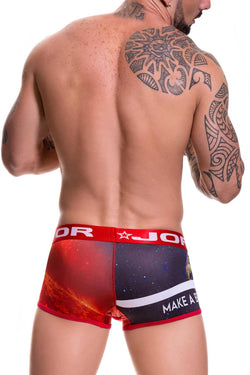 Jor Red Printed Believe Boxer-Trunk thumbnail 3