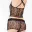 Coquette Black Rigid Lace Short