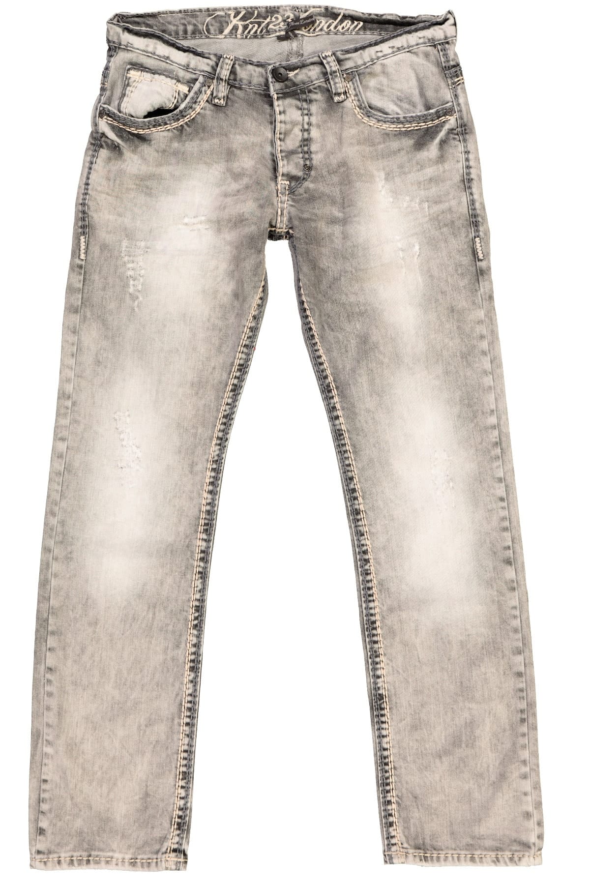 RNT23 Faded Grey Bleach Jean