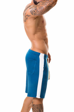 Jor Petrol-Blue Classic Warrior Athletic Short thumbnail 2