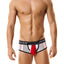 Manview Red & White Fraternity Brief