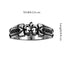 Gomaya Retro Silver Fleur Stainless Steel Ring