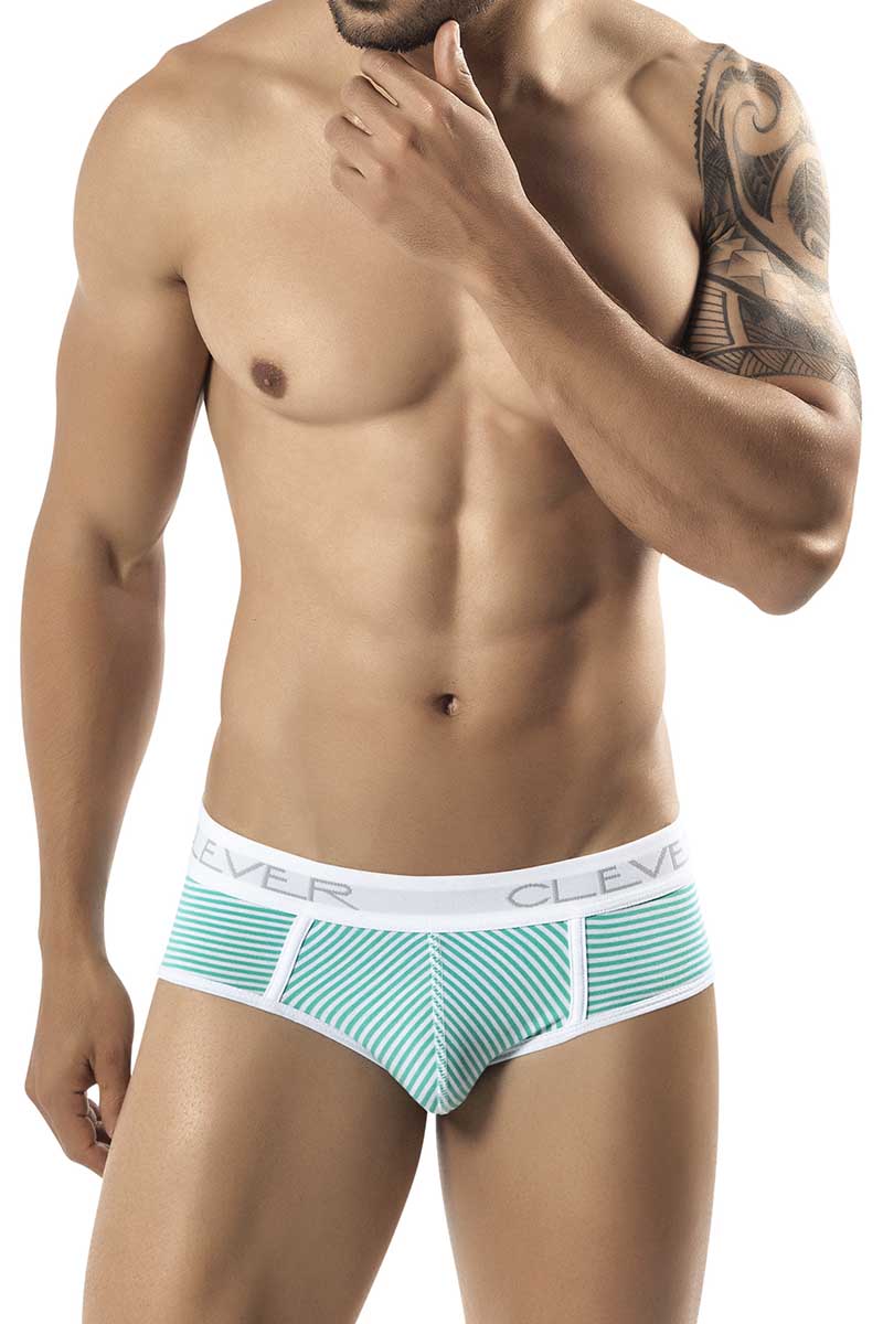 Clever Green Gaeta Piping Brief
