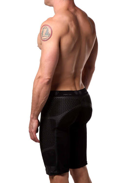 Thierry Black/Charcoal Long Athletic Boxer Brief thumbnail 2