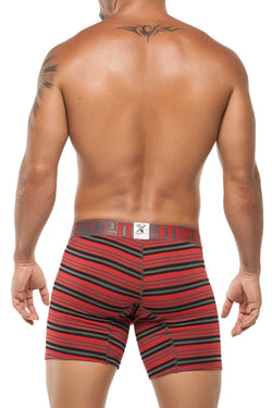 Xtremen Red Thin Stripes Boxer Brief thumbnail 3