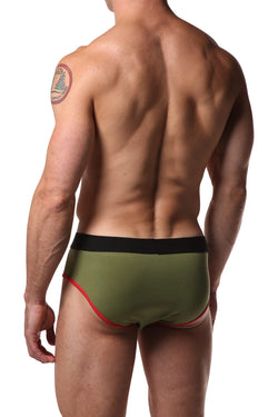 EXCiTE Green Cut Out Briefs thumbnail 3
