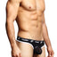 Freemen Black C-Ring Mesh Thong