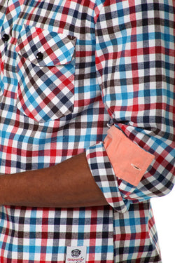 Something Strong Red Something Interesting Button-Up thumbnail 4