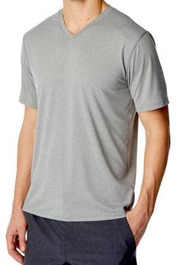 32 Degrees Ariel-Grey V-Neck T-Shirt thumbnail 1