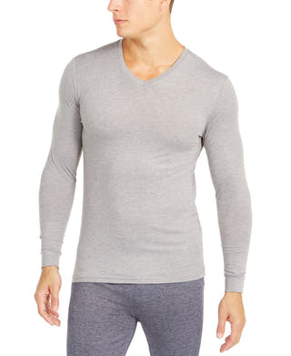 32 Degrees Base Layer V-neck Shirt Shade Grey